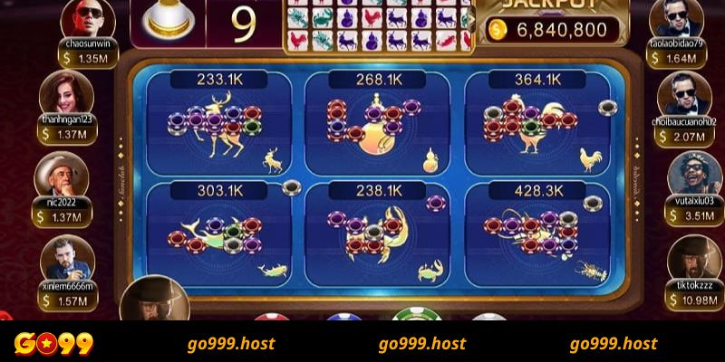 Phiên bản Game Bầu Cua Tôm Cá Go999 hack dễ dàng sử dụng